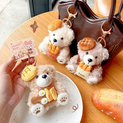 Gambar Kiddy Fun Gantungan Kunci Boneka Bread Baking Bear Random