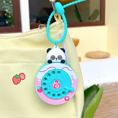 Gambar Kiddy Fun Gantungan Kunci Handrope Party Gourmet Turntable Phone Random