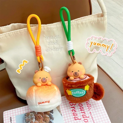 Gambar Kiddy Fun Gantungan Kunci Boneka Capybara Buckle Delicious Random