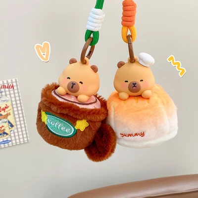 Gambar Kiddy Fun Gantungan Kunci Boneka Capybara Buckle Delicious Random