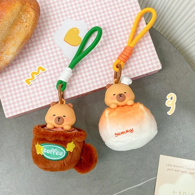 Gambar Kiddy Fun Gantungan Kunci Boneka Capybara Buckle Delicious Random