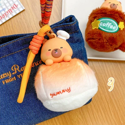 Gambar Kiddy Fun Gantungan Kunci Boneka Capybara Buckle Delicious Random