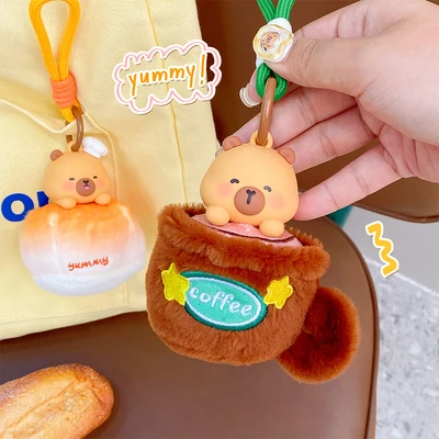 Gambar Kiddy Fun Gantungan Kunci Boneka Capybara Buckle Delicious Random