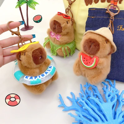 Gambar Kiddy Fun Gantungan Kunci Boneka Summer Capybara Party Random