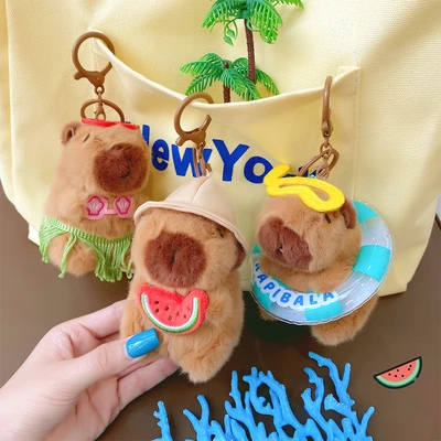 Gambar Kiddy Fun Gantungan Kunci Boneka Summer Capybara Party Random