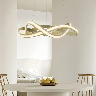 Gambar Informa Karly Lampu Gantung Hias 66x66x165 cm - Krem Beige