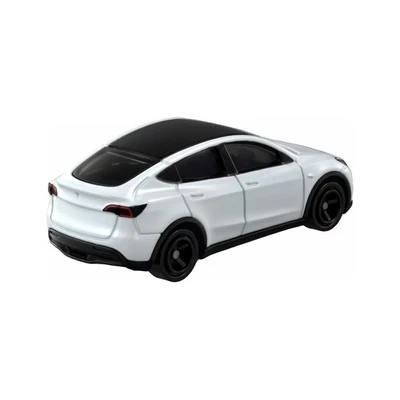 Gambar Tomica Diecast 28 Tesla Model Y 1st Edition 1:63 - Putih