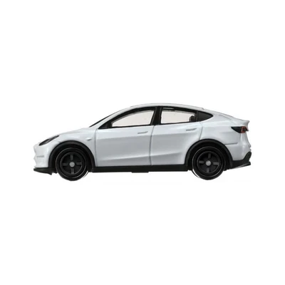 Gambar Tomica Diecast 28 Tesla Model Y 1st Edition 1:63 - Putih