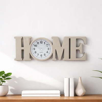 Gambar Informa Jam Dinding Home 38.3x14.4 cm - Krem