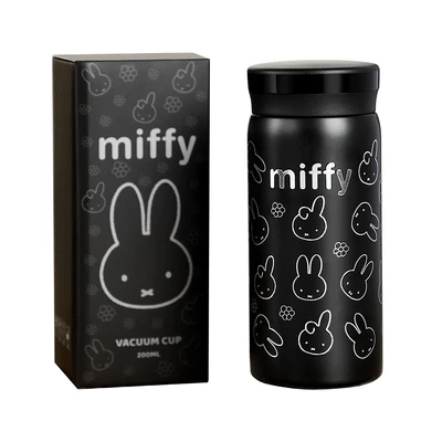 Gambar Kiddy Star Miffy Botol Vacuum Flask Anak Stainless Steel 200 Ml - Hitam