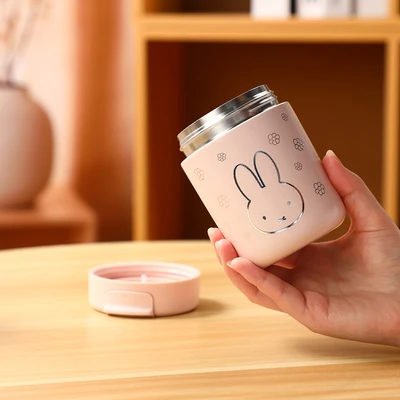 Gambar Kiddy Star Miffy Botol Vacuum Flask Anak Stainless Steel 320 Ml - Pink