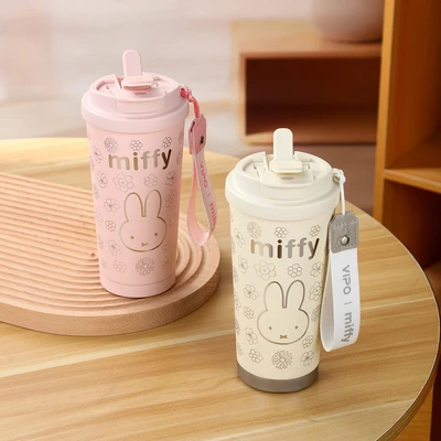 Gambar Kiddy Star Miffy Botol Vacuum Flask Anak Stainless Steel 580 Ml Random