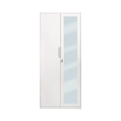 Gambar Stora Home Slimline Lemari Pakaian 2 Pintu Tarik - Putih