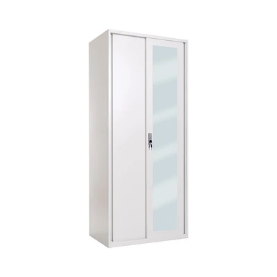 Gambar Stora Home Slimline Lemari Pakaian 2 Pintu Geser - Putih