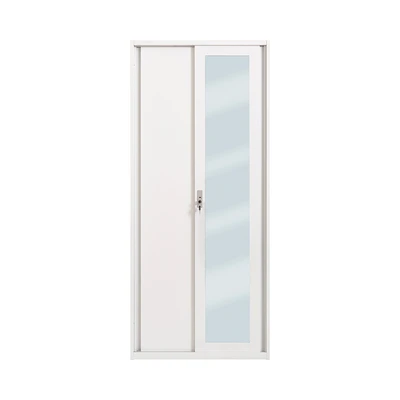 Gambar Stora Home Slimline Lemari Pakaian 2 Pintu Geser - Putih