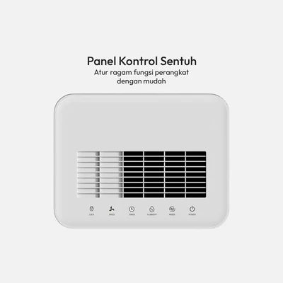 Gambar Krisbow Sync Smart Dehumidifier 20 Liter/hari 330 Watt - Putih