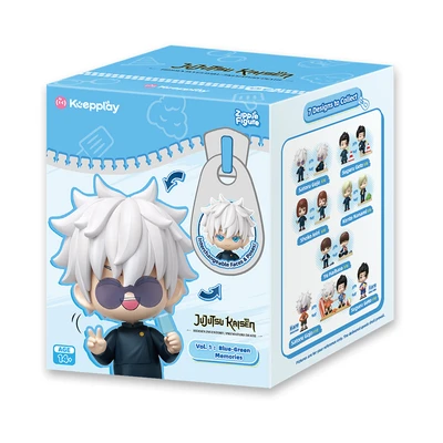 Gambar Keepplay Jujutsu Kaisen Minifigure Blue Green Memories  Vol 1 Random
