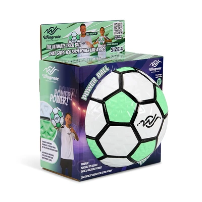 Gambar Paso Bola Sepak Ukuran 4 - Hijau Mint/putih