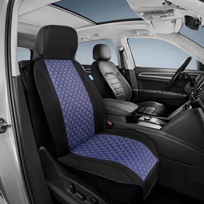 Gambar Skechers Cozy Fit Alas Duduk Kursi Mobil - Hitam/Biru