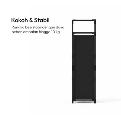 Gambar Informa Ichi Rak Laundry 66.5x23x80.5 cm - Hitam