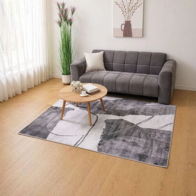 Gambar Informa Arya Karpet 120x170 cm V1 - Abu-Abu