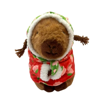 Gambar Tuntunzai Boneka Plush Capybara Dolphin Flowered Jacket - Mix
