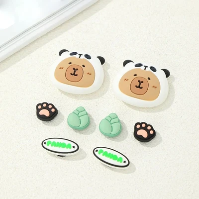 Gambar Tuntunzai Bakery Aksesoris Sandal Panda Flower Set 8 Pcs - Mix