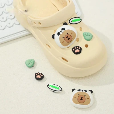 Gambar Tuntunzai Bakery Aksesoris Sandal Panda Flower Set 8 Pcs - Mix