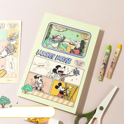 Gambar Disney Mickey Notepad 3D A5 - Hijau