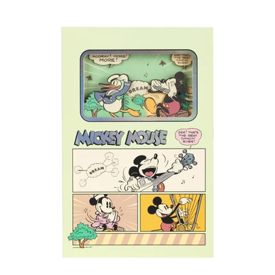 Gambar Disney Mickey Notepad 3D A5 - Hijau