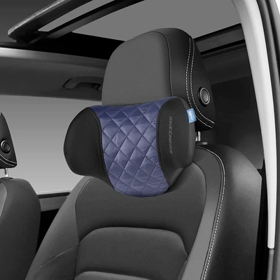 Gambar Skechers Cozy Fit Bantal Leher Kursi Mobil - Hitam