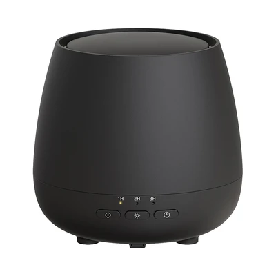 Gambar Breathe Diffuser Ultrasonic Dancing Flame Effect - Hitam