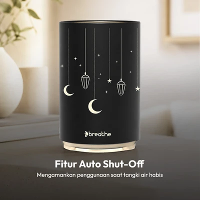 Gambar Breathe Starry Night Diffuser Ultrasonic - Hitam