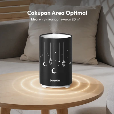 Gambar Breathe Starry Night Diffuser Ultrasonic - Hitam