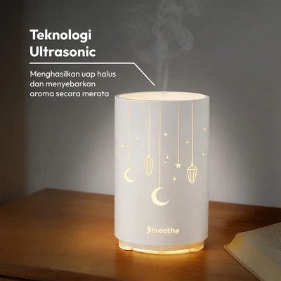 Gambar Breathe Starry Night Diffuser Ultrasonic - Putih