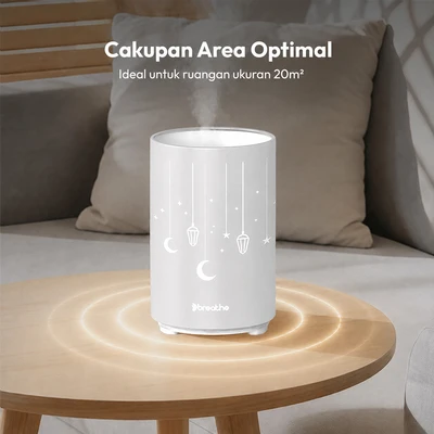 Gambar Breathe Starry Night Diffuser Ultrasonic - Putih