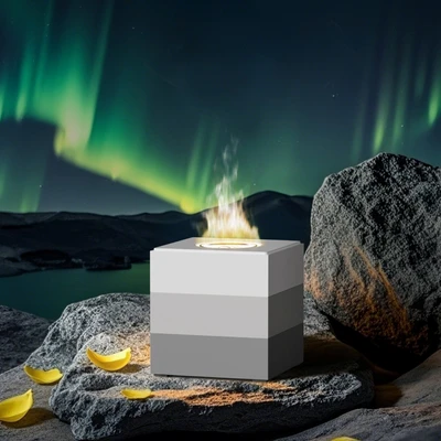 Gambar Breathe Diffuser Ultrasonic Rockflame Projection 220 ml - Mix