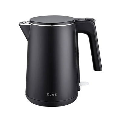 Gambar Klaz Teko Listrik Double Wall 1 Liter 800 Watt - Hitam
