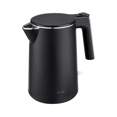 Gambar Klaz Teko Listrik Double Wall 1 Liter 800 Watt - Hitam