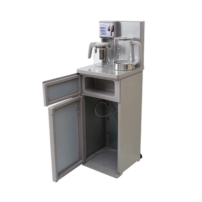 Gambar Kris Dispenser Air Bottom Loading Electric Dengan Kettle & Tea Maker - Silver