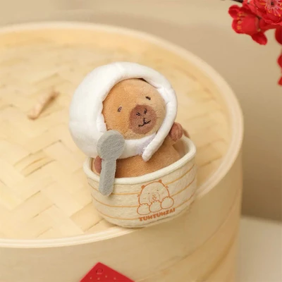 Gambar Tuntunzai Gantungan Kunci Boneka Plush Shanghai Xiaolongbao - Mix