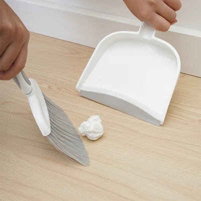 Gambar Proclean Sapu & Pengki Mini - Abu-abu/Putih
