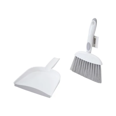 Gambar Proclean Sapu & Pengki Mini - Abu-abu/Putih