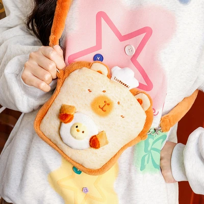 Gambar Tuntunzai Bakery Tas Selempang Cubs Fun Toast - Cokelat