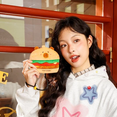 Gambar Tuntunzai Bakery Pouch Mini Cubs Burger - Cokelat