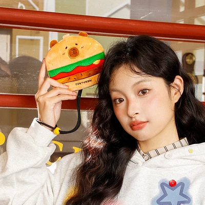 Gambar Tuntunzai Bakery Pouch Mini Cubs Burger - Cokelat