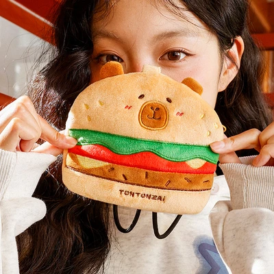 Gambar Tuntunzai Bakery Pouch Mini Cubs Burger - Cokelat