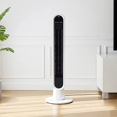 Gambar Kris Kipas Angin Berdiri Digital 36 Inch 45 Watt - Putih/Hitam