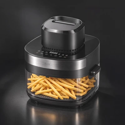 Gambar Klaz Vetro Air Fryer Digital 4 & 2 Liter 800 Watt - Hitam