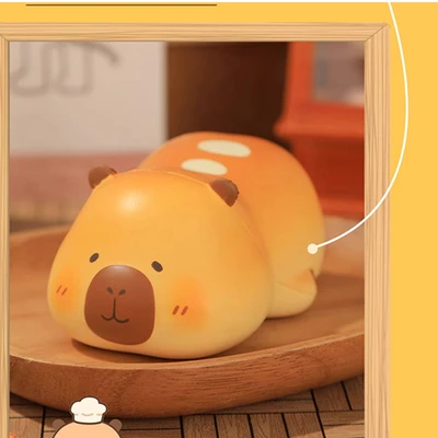 Gambar Tuntunzai Bakery Squishy Capybara - Cokelat